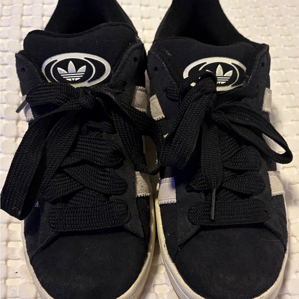 Women Adidas Campus 00’s  Black and White Sneakers Size 9